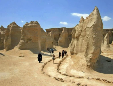 Qeshm star valley in the frame of the selected photographer of Qeshm